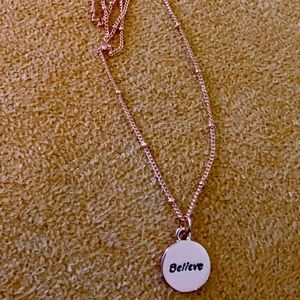 Believe necklace